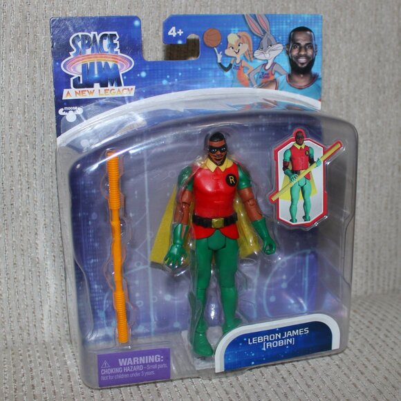 3/$55❤️sealed Space Jam 2 A New Legacy LEBRON JAMES ROBIN figure Moose Toys 2021 - Picture 2 of 8